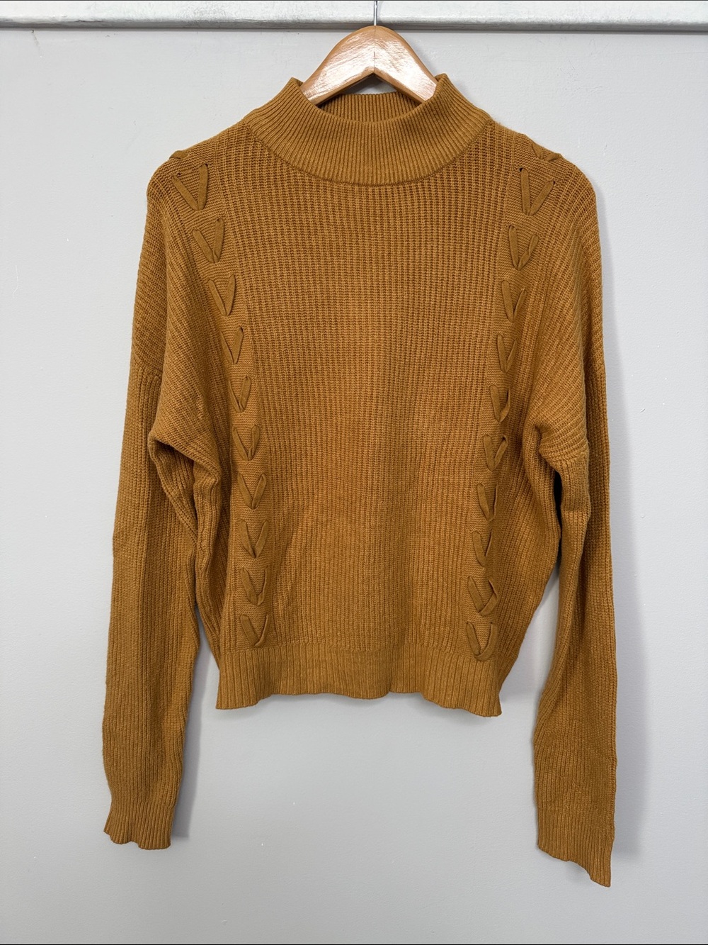 Tahari Warm Orange Sweater
